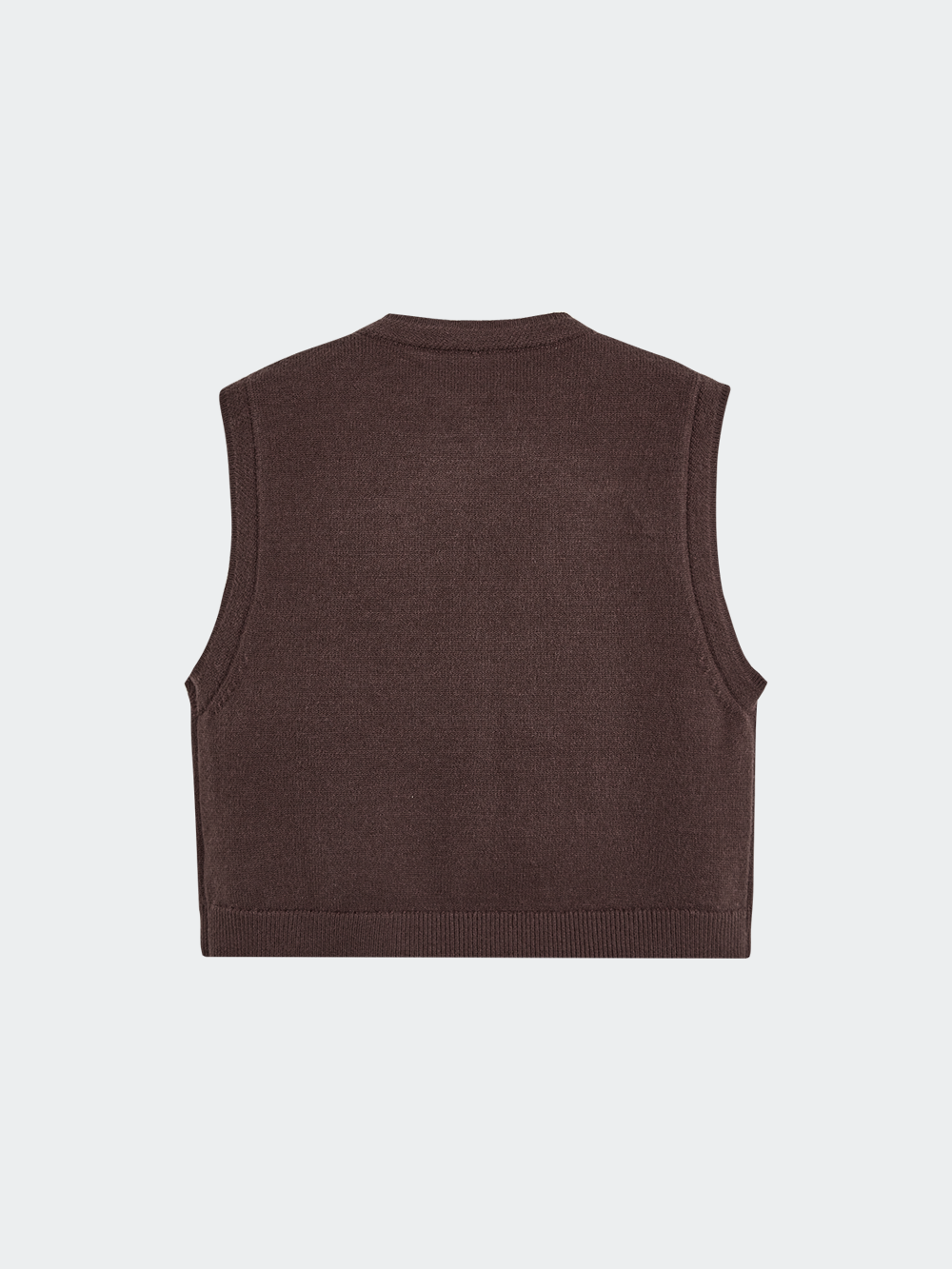 Embroidered Dog Knit Vest