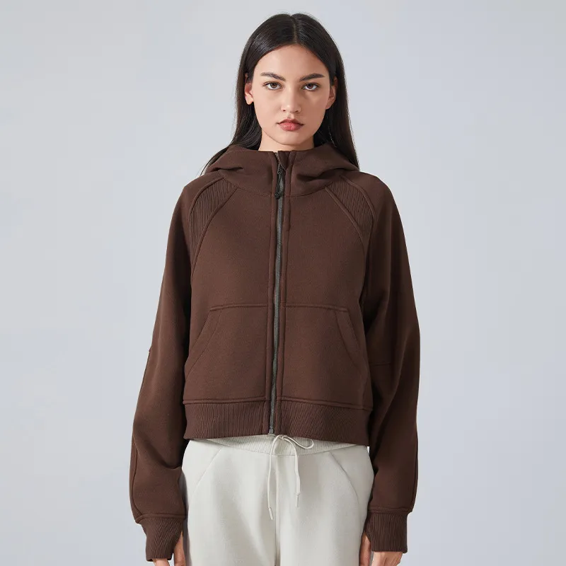 Full Zip Up Hoodie Fall Jacket