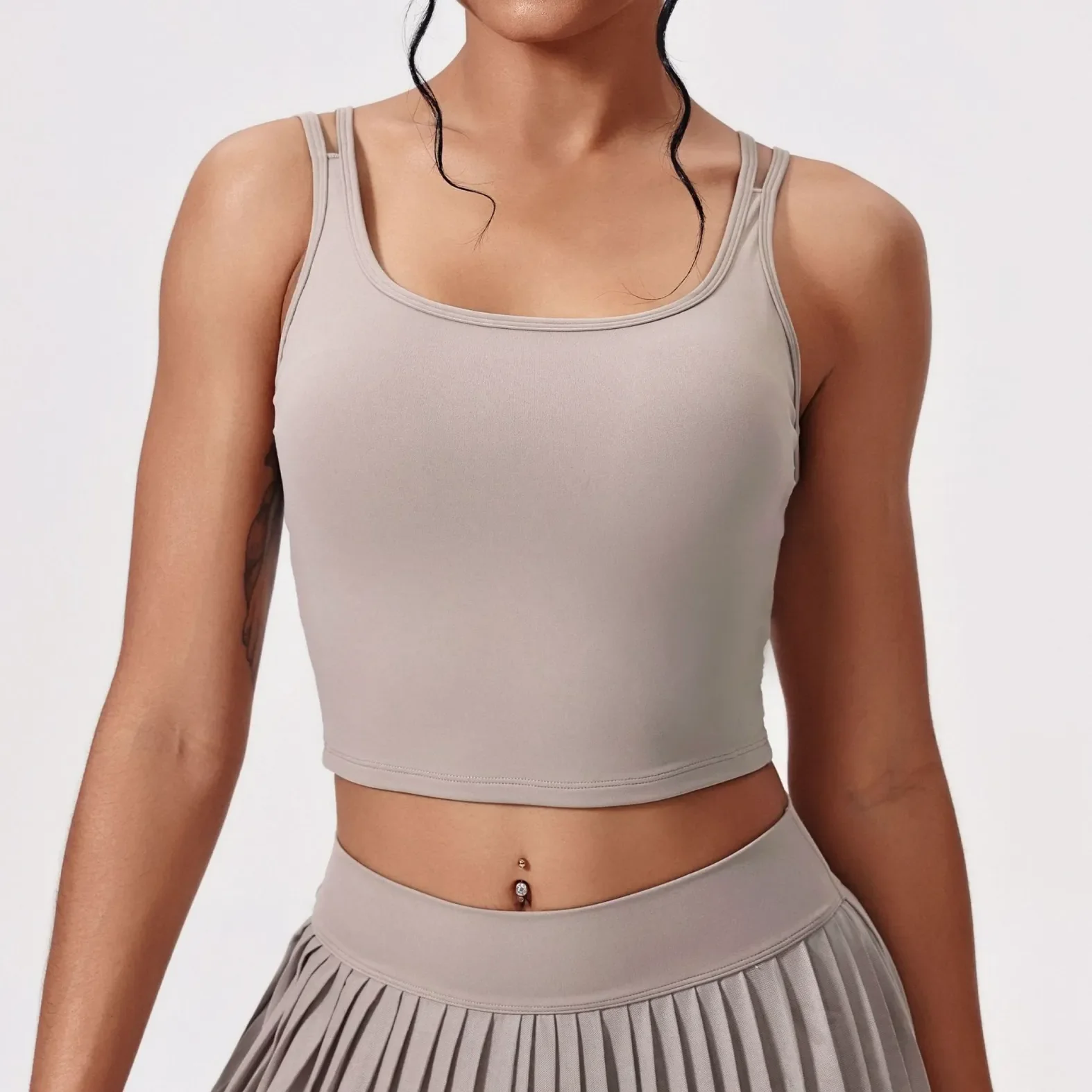 Beautiful Back Double Shoulder Straps Top