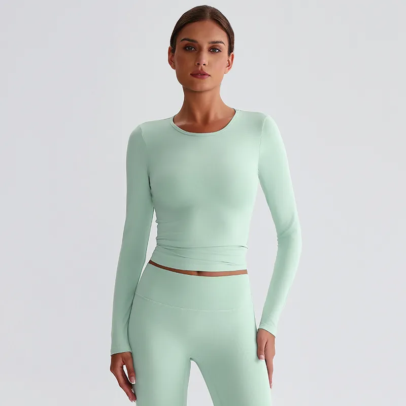 Recycled Slim Fit Yoga Long Sleeve Top