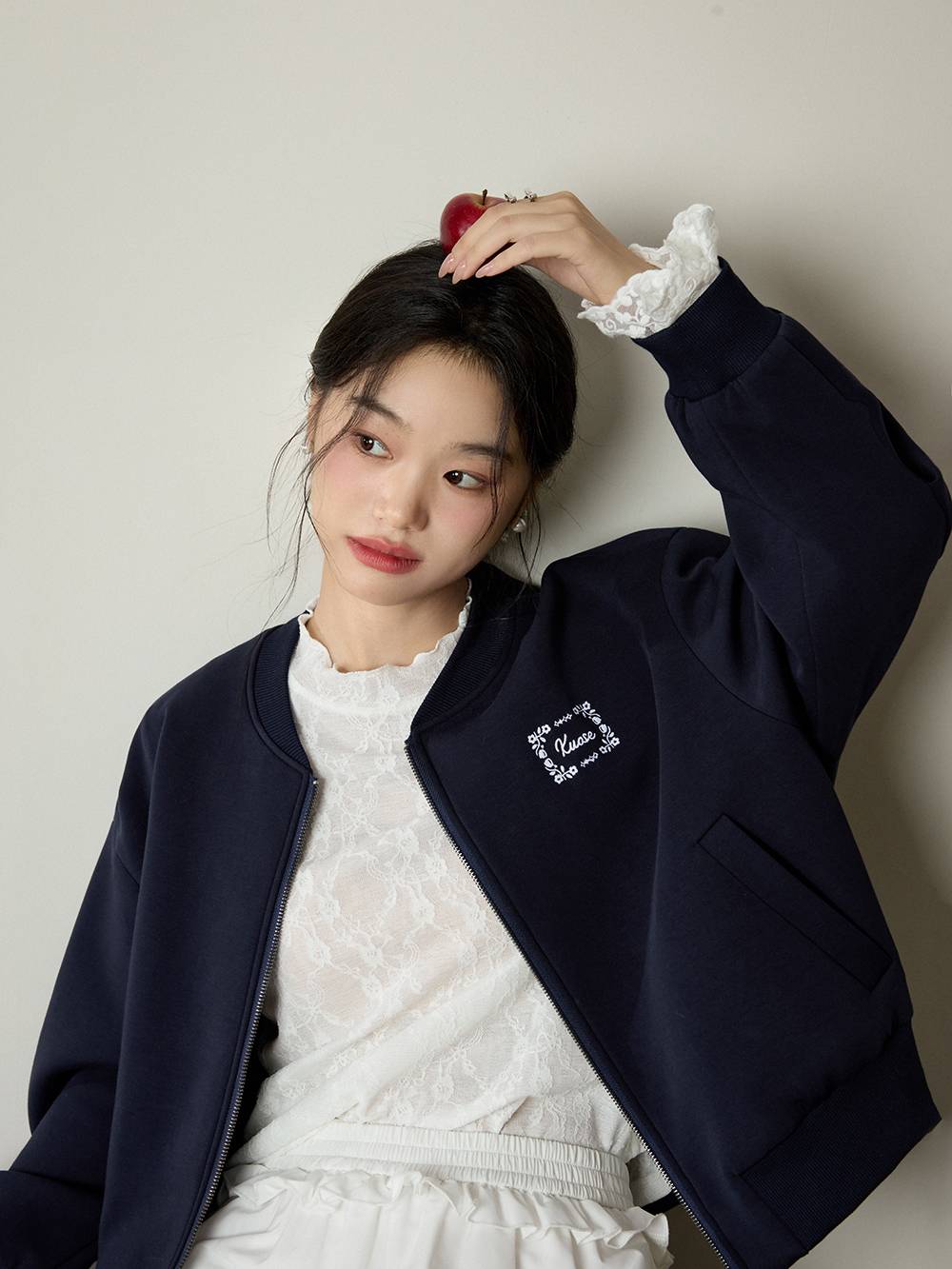Knit Bomber Jacket