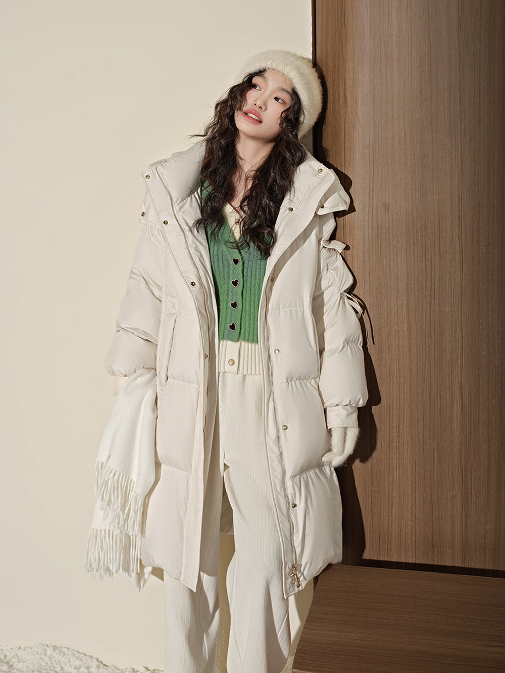 Hooded Down Coat