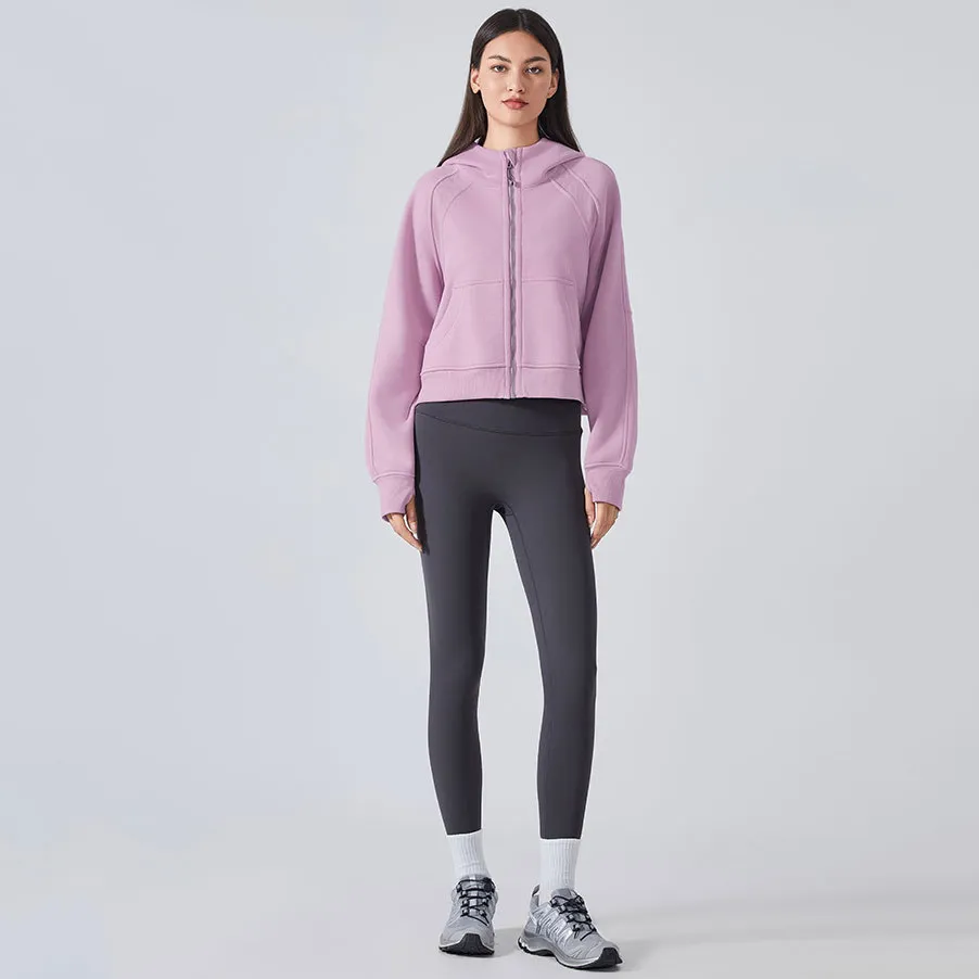 Full Zip Up Hoodie Fall Jacket
