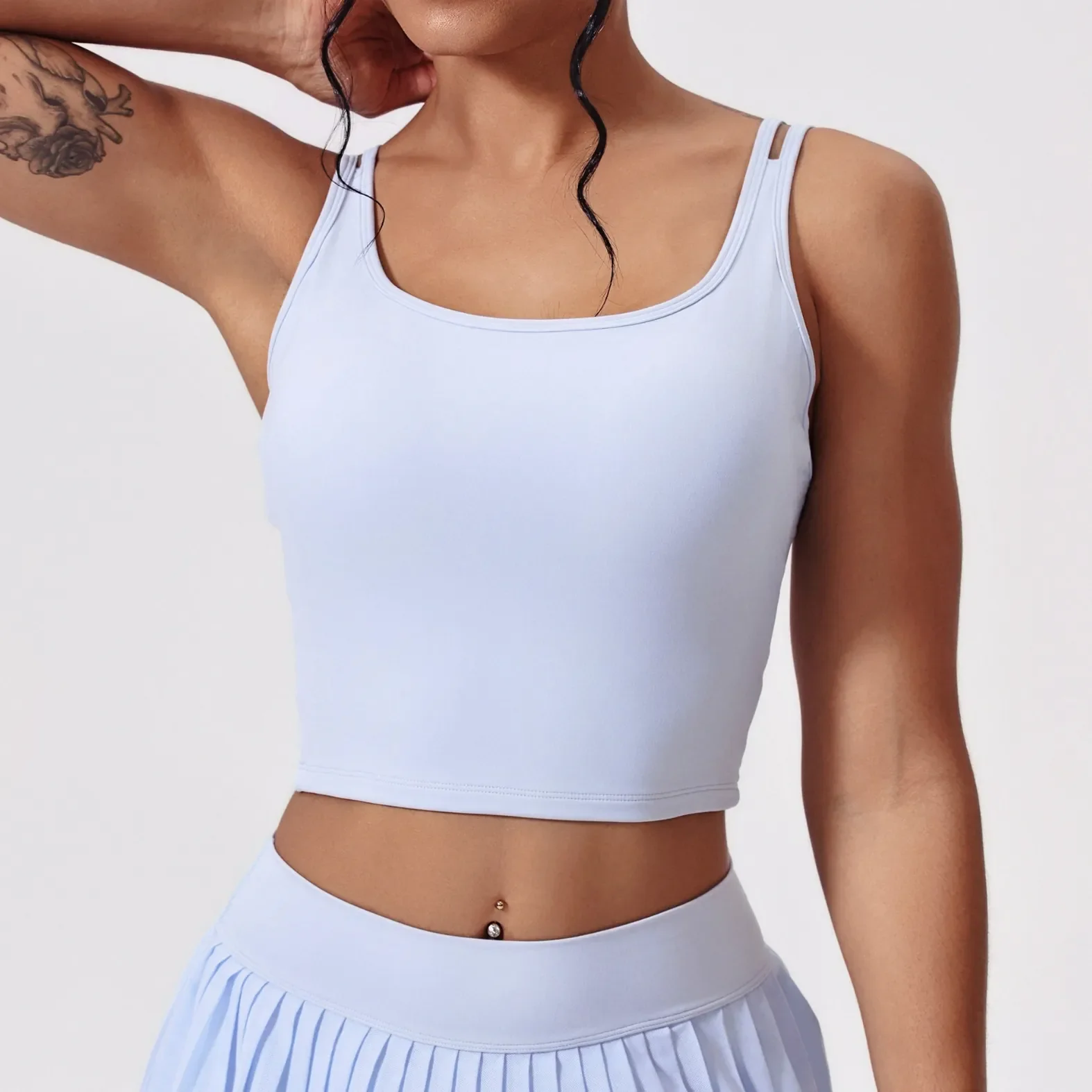 Beautiful Back Double Shoulder Straps Top
