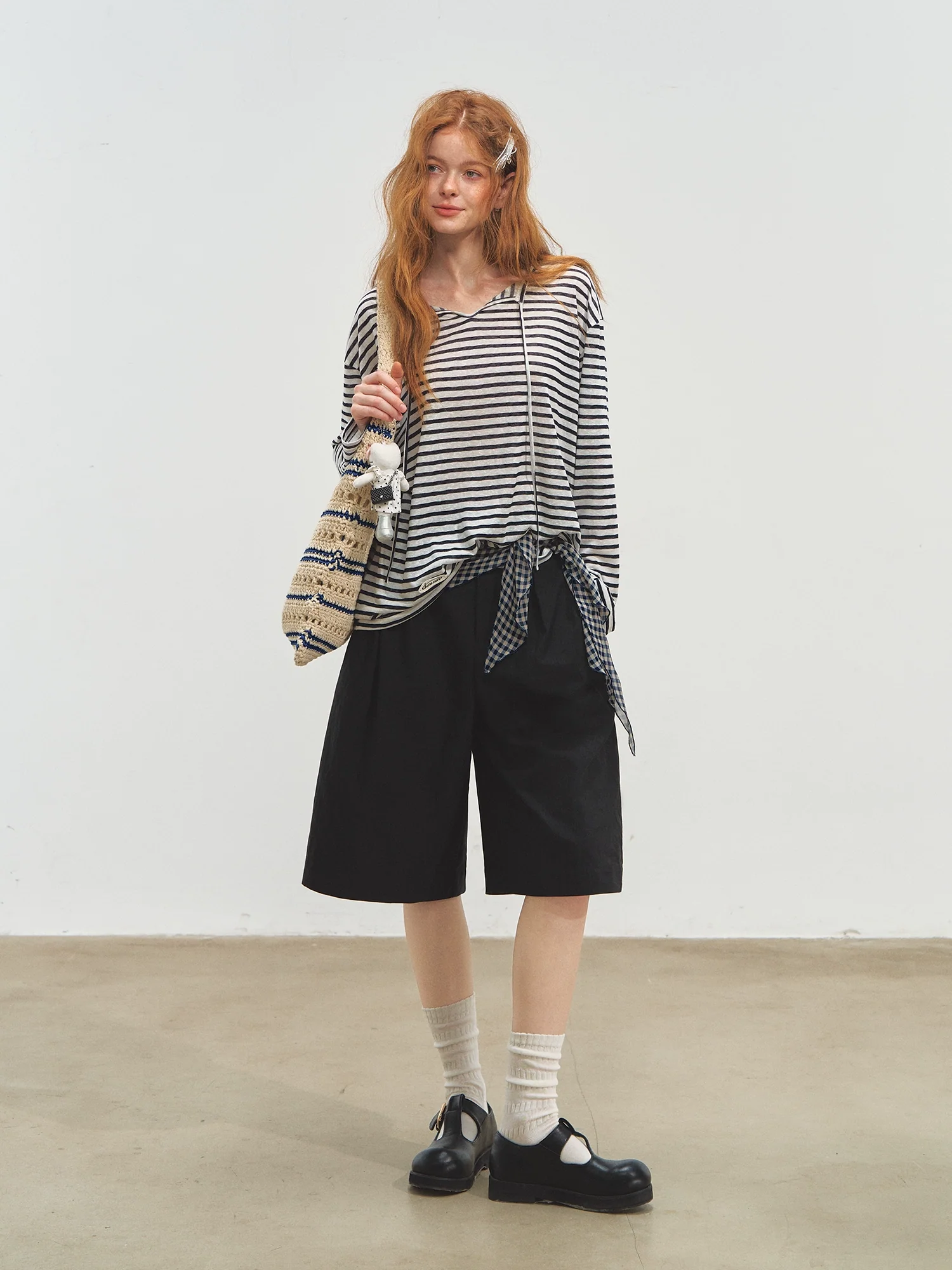 Reversible Strawberry Striped Shirt