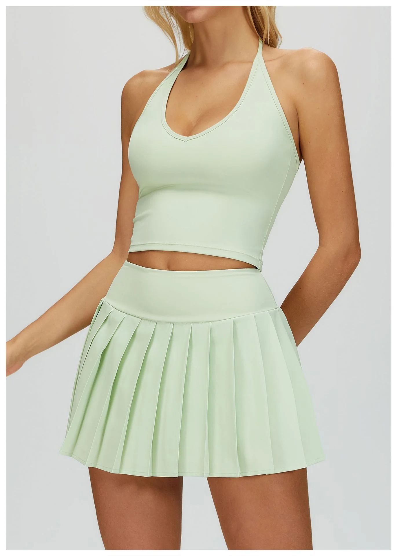 Women's V Neck Halter Tank Top