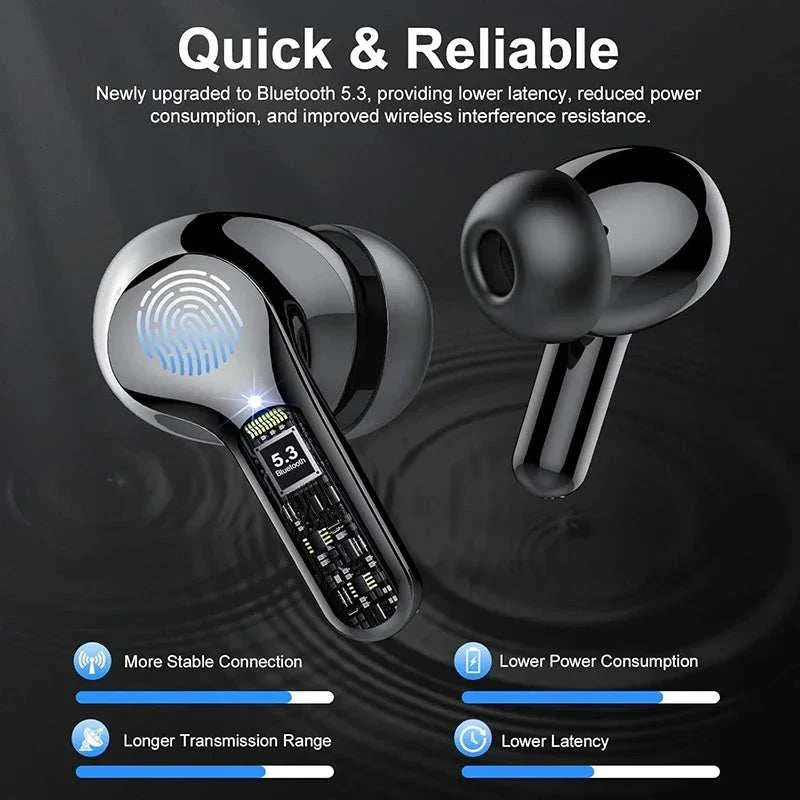 Woowill SoundPure Pro | BT 5.3 HiFi Earbuds with 60H Playtime