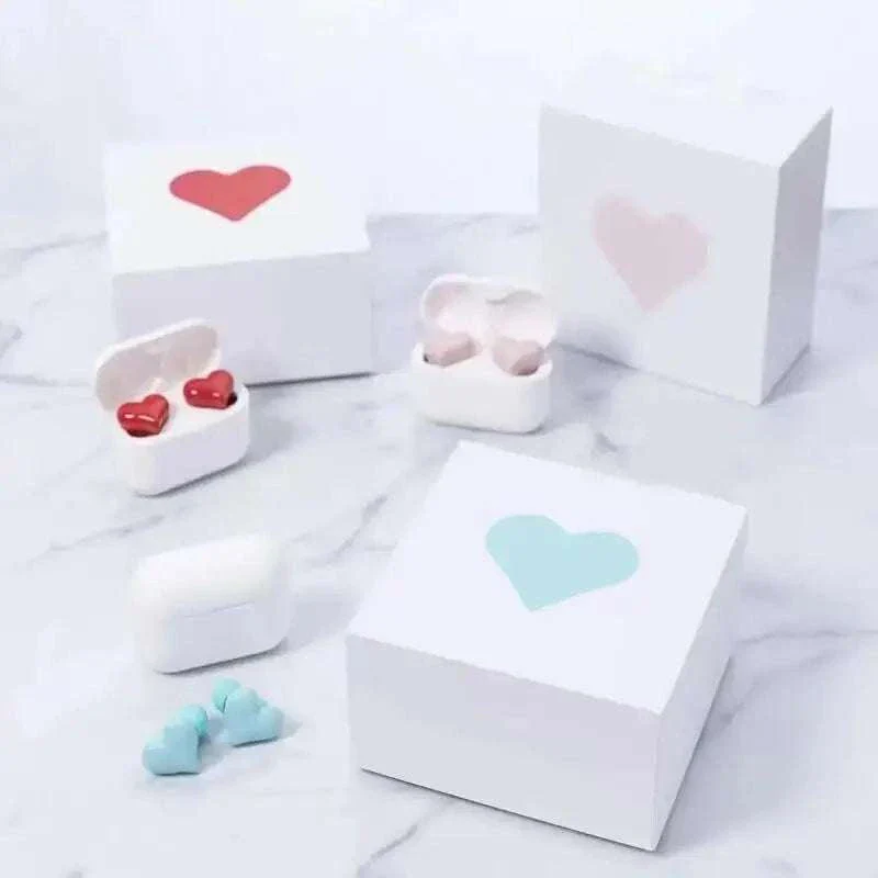 Love Heartbuds Bluetooth 5.3 Wireless Earbuds with HiFi Stereo