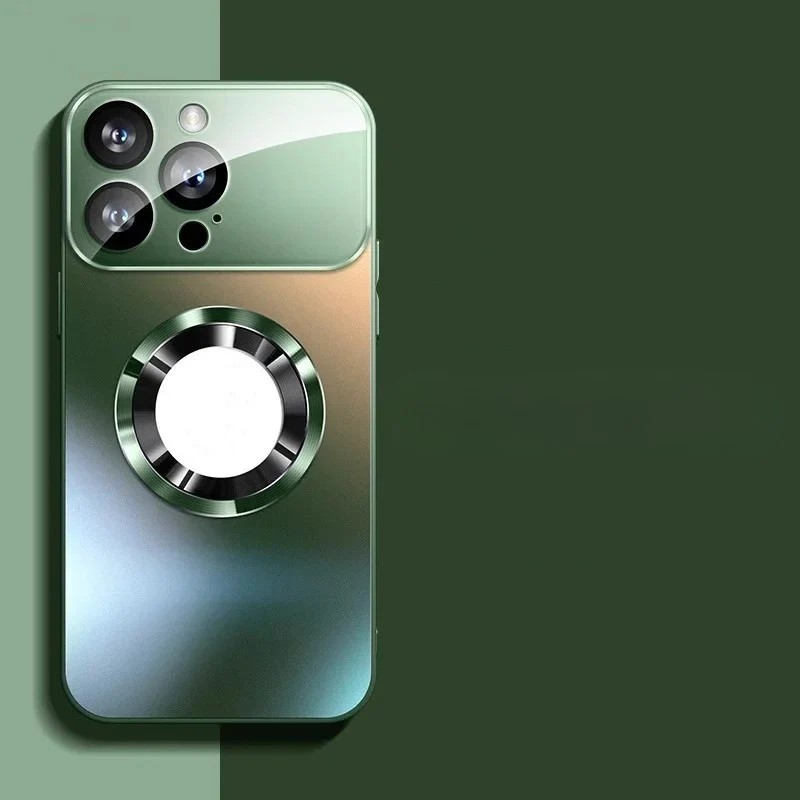 Apple iPhone - Sleek Magnetic Titanium Finish Case