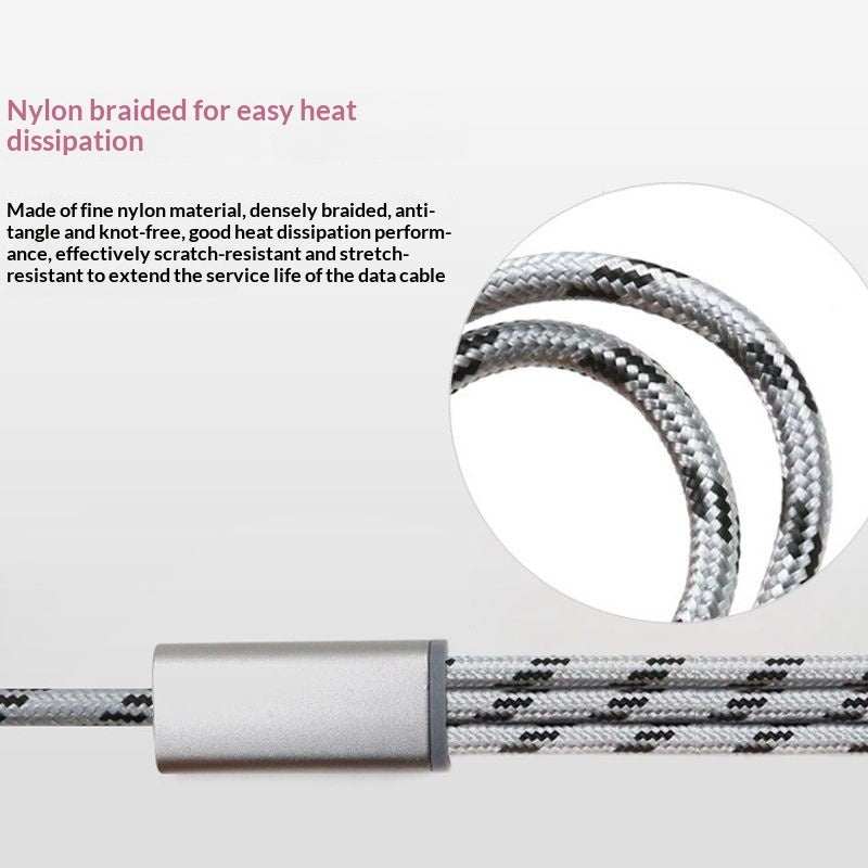 3-in-1 USB-C Cable For IOS Android And Type-C Devices
