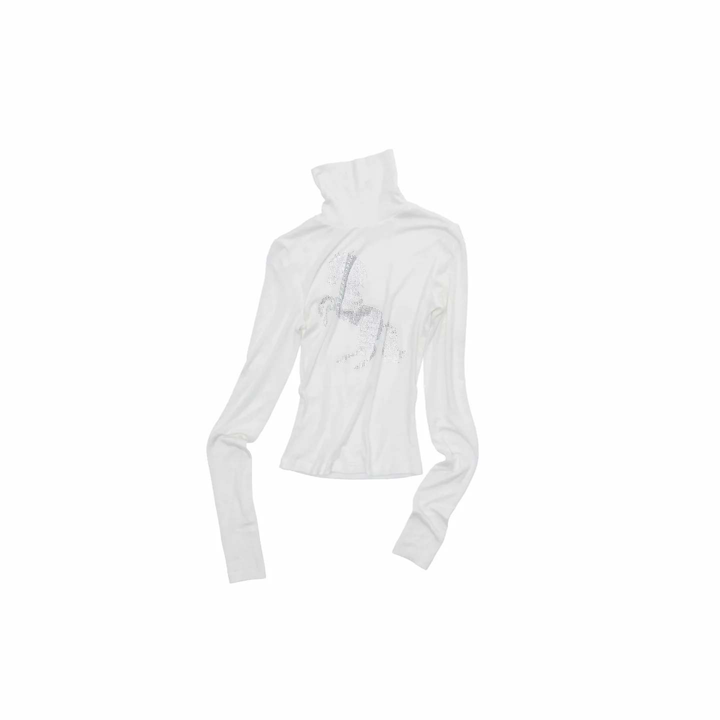 Crystal-Embellished Turtleneck