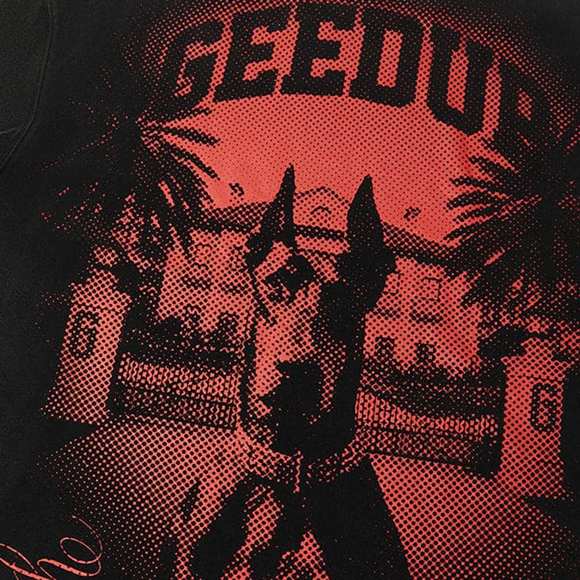 Geedup Dobermann T-shirt 'Washed Black / Red' (2025)