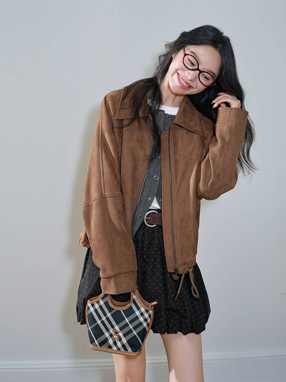 Faux Suede Jacket