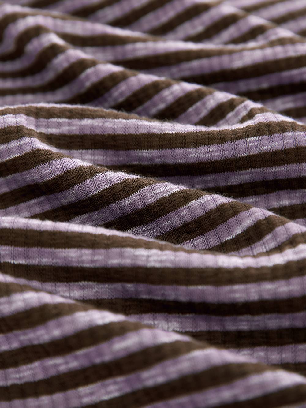 Striped One-shoulder Top