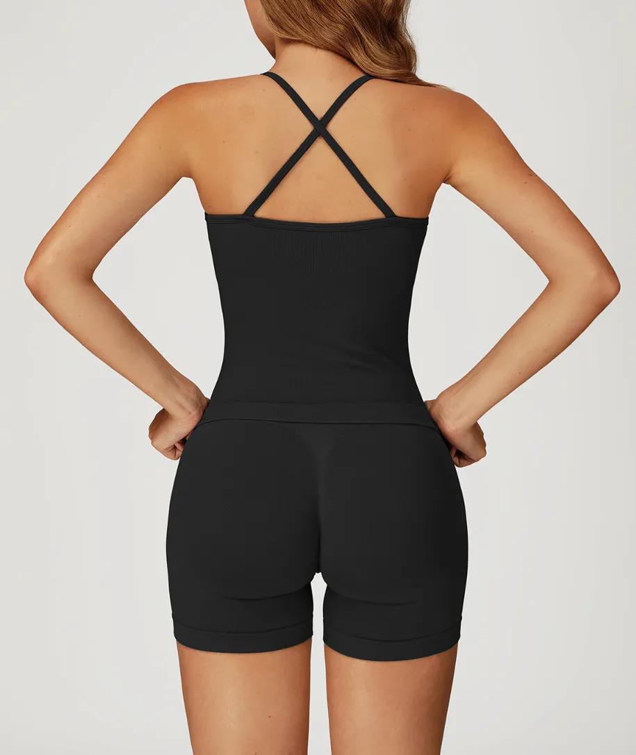 Seamless New Cross-strap Beautiful Back Yoga Vest