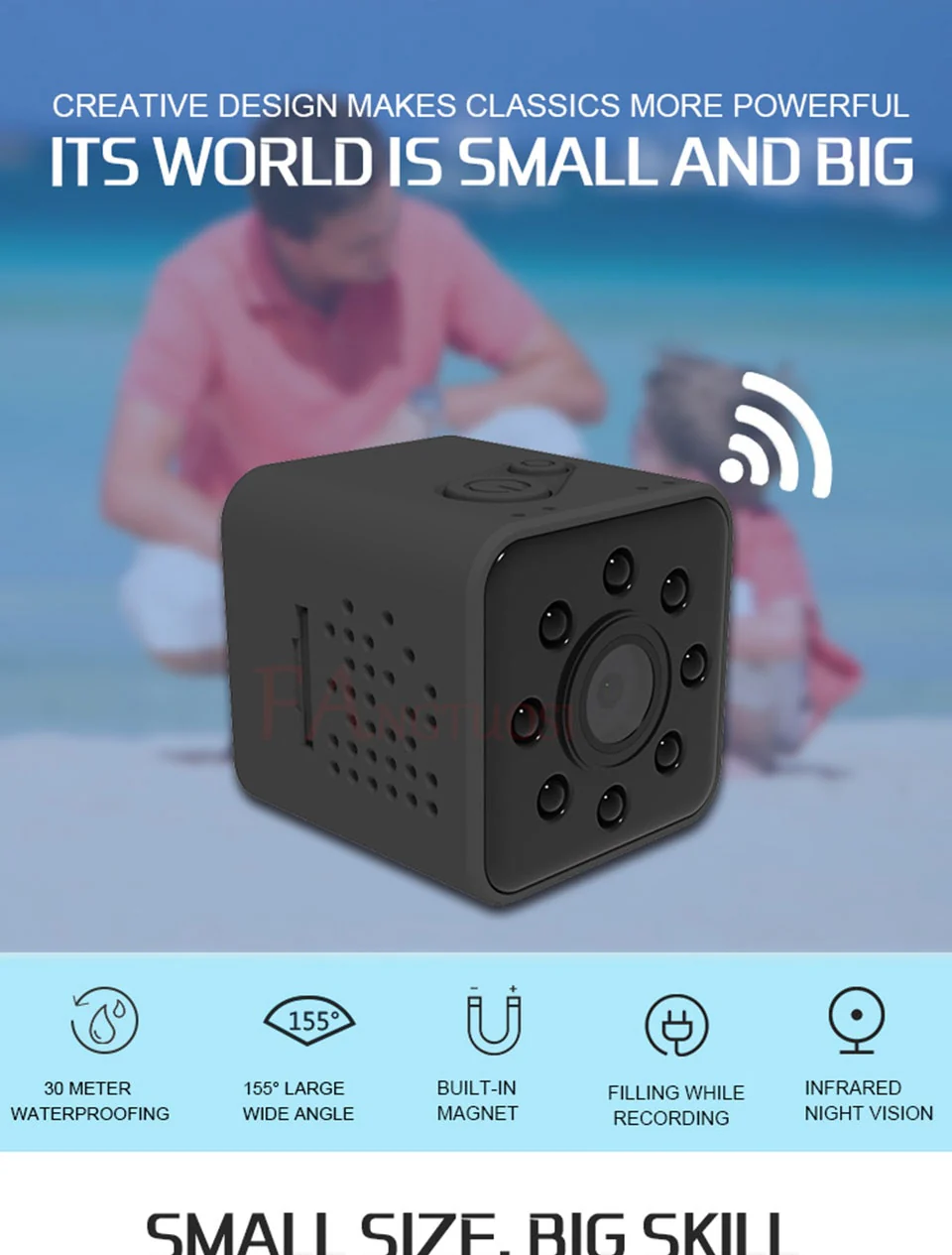SQ23 WIFI mini Camera small cam 1080P