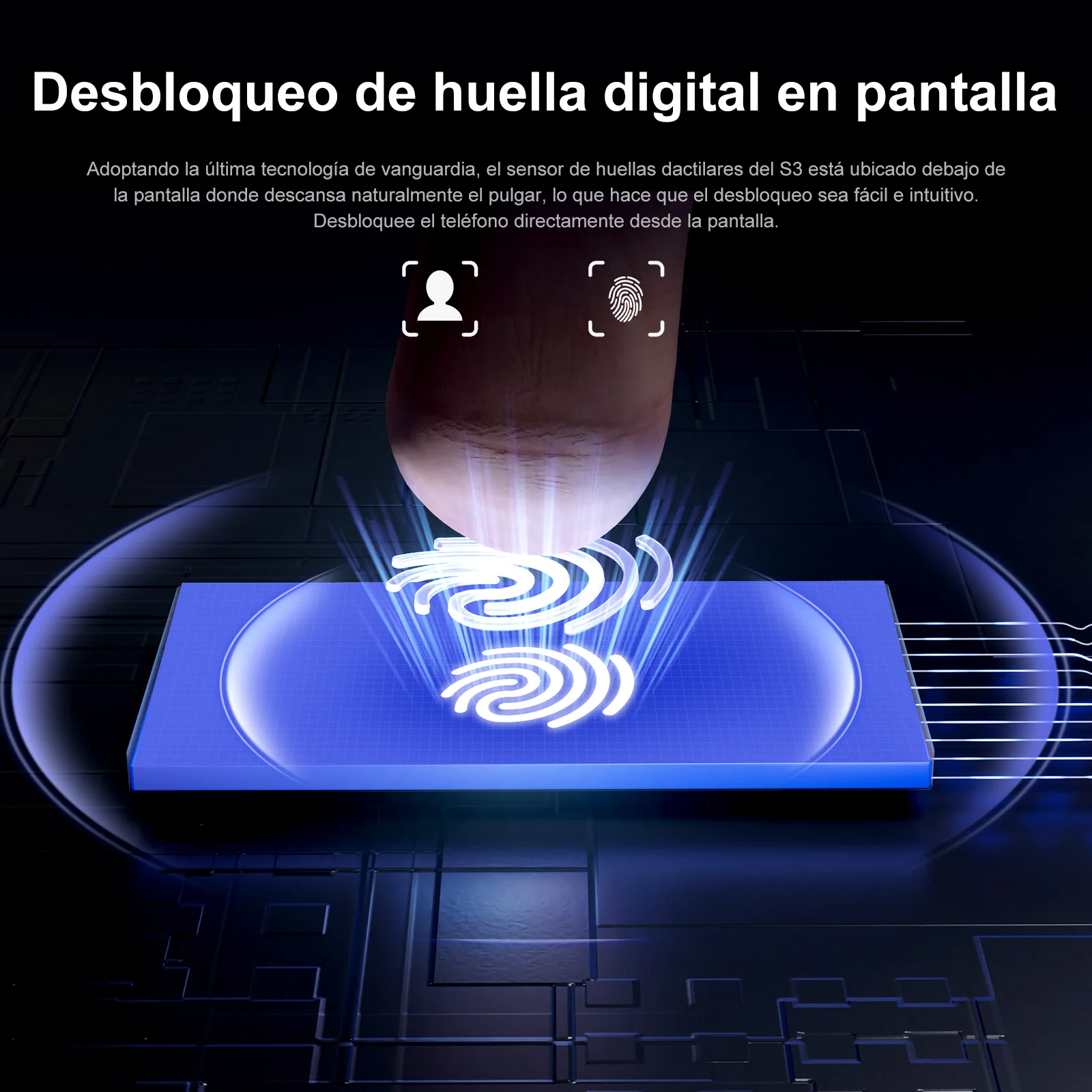 Teléfono inteligente Fossibot S3 Pro