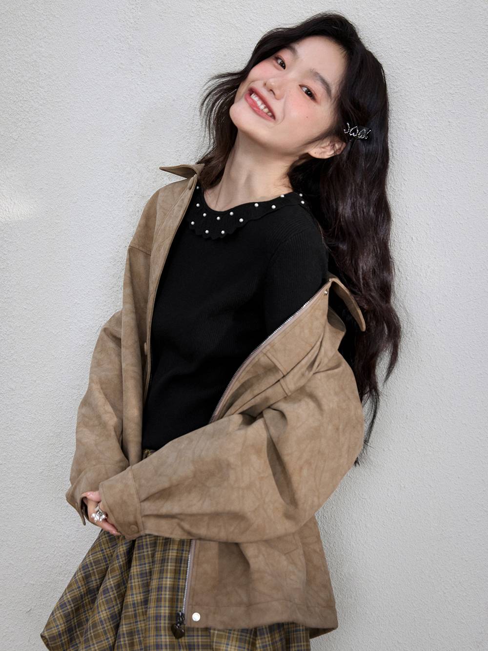 Faux Leather Jacket