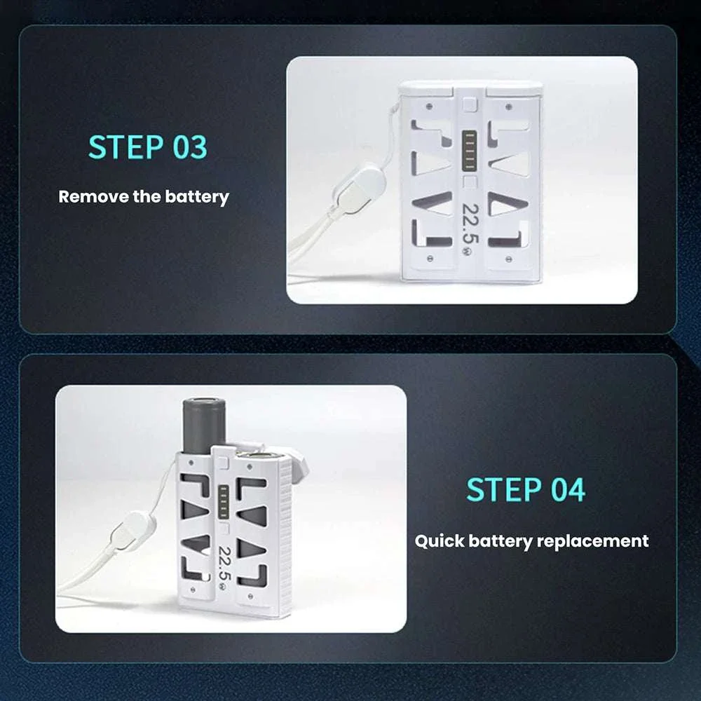 FlexCharge 21700 DIY Detachable Fast Charge Power Bank