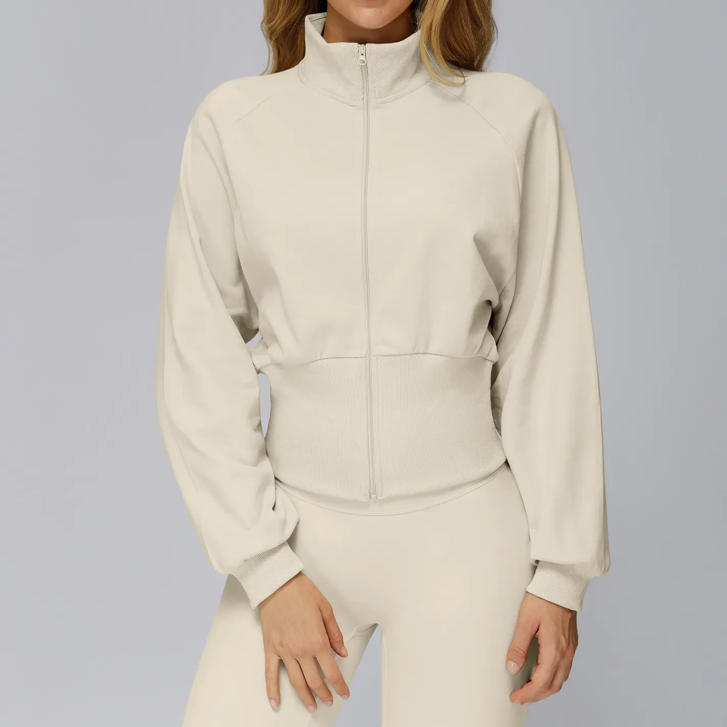 Stand-up Collar Sweatshirt Versatile Sports Jacket