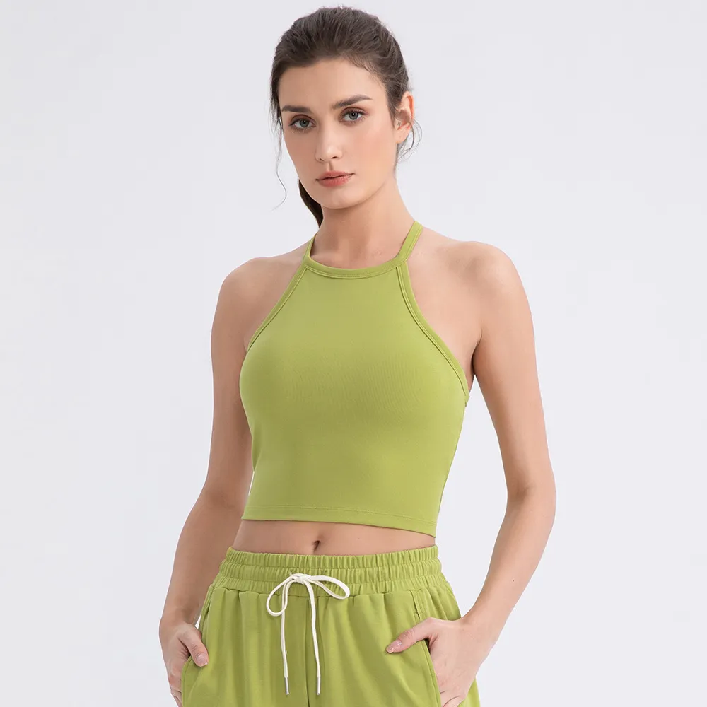 Soft High Elastic Padded Tank Top
