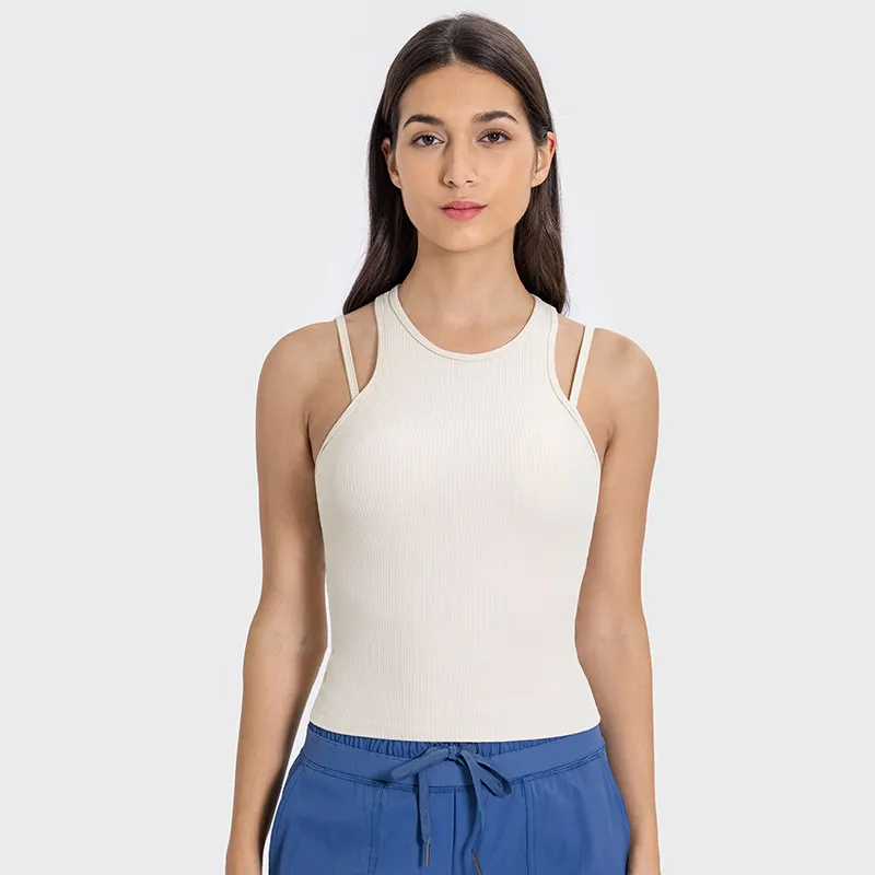 Summer Ribbed Tank Top DQ080