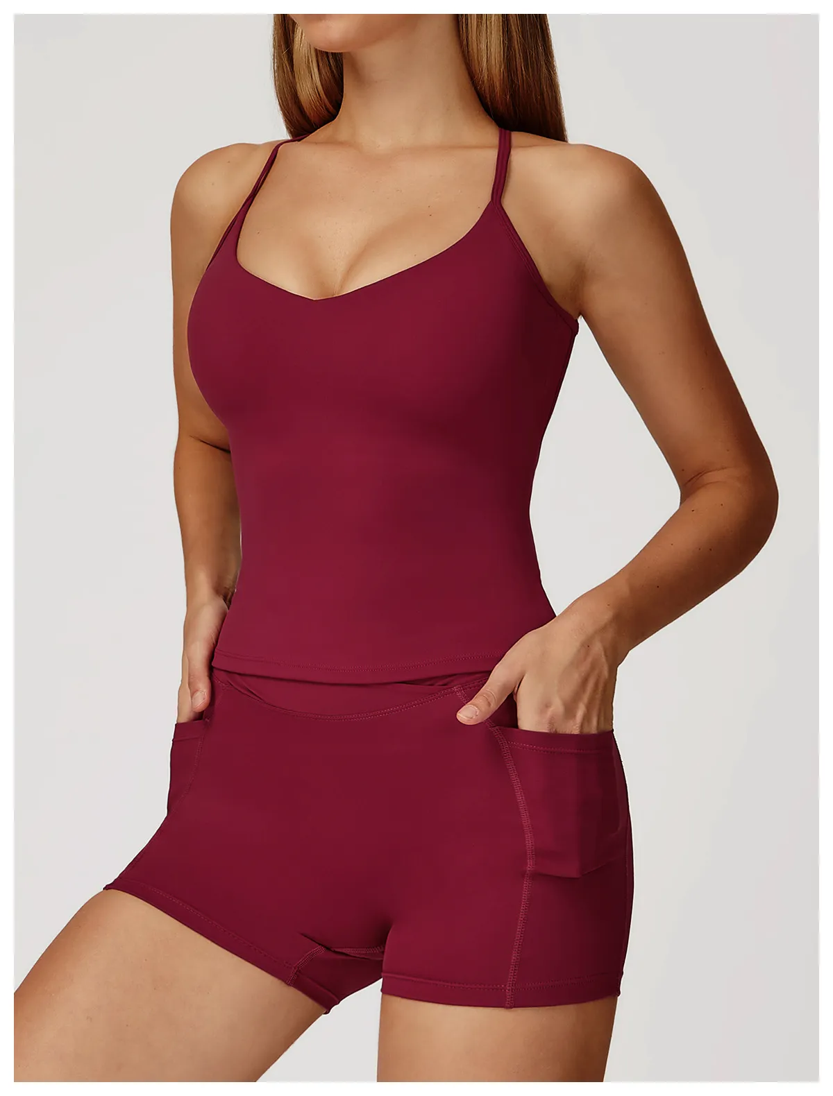 Cross Back Quick-Drying Fitness Yoga Vest