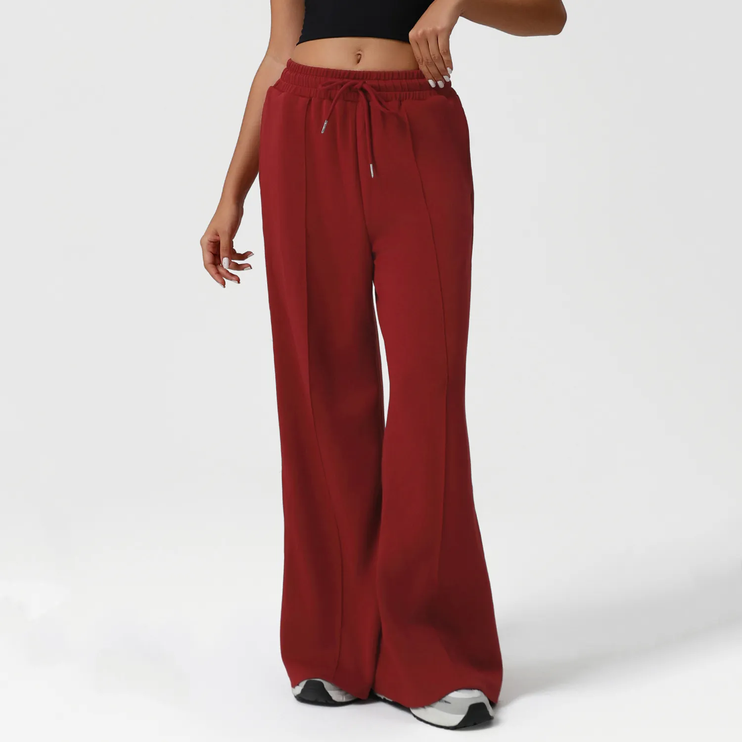 Yoga Flared Pants with Drawstring YG2549