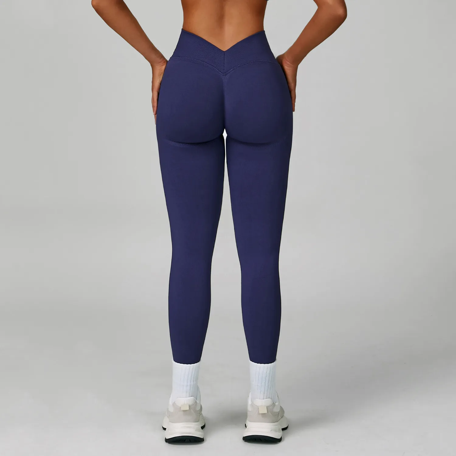 Seamless V-shaped Tight Slim Fitness Leggings