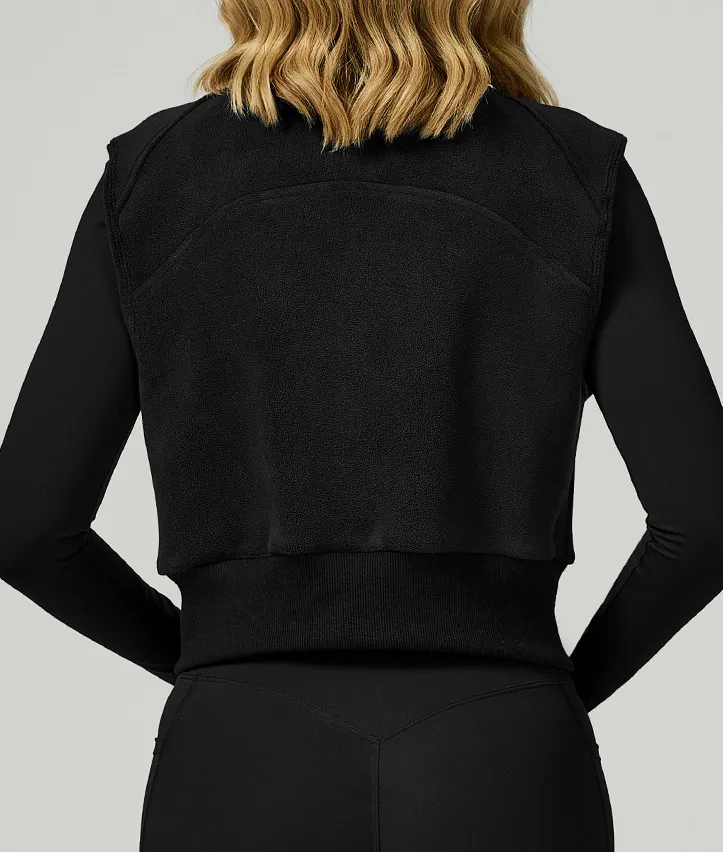 High Collar Autumn & Winter Plus Velvet Vest