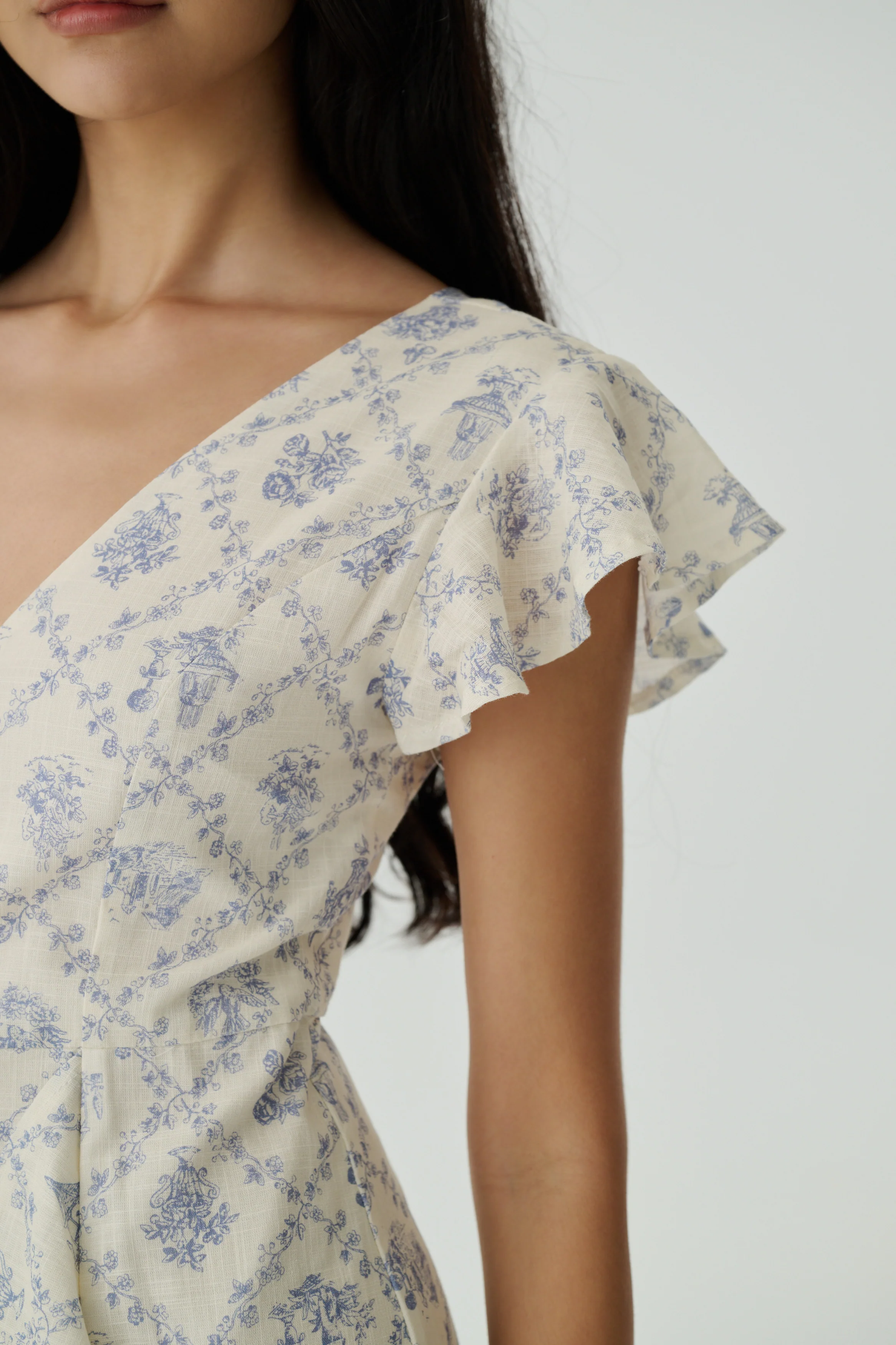 A love letter dress in floral