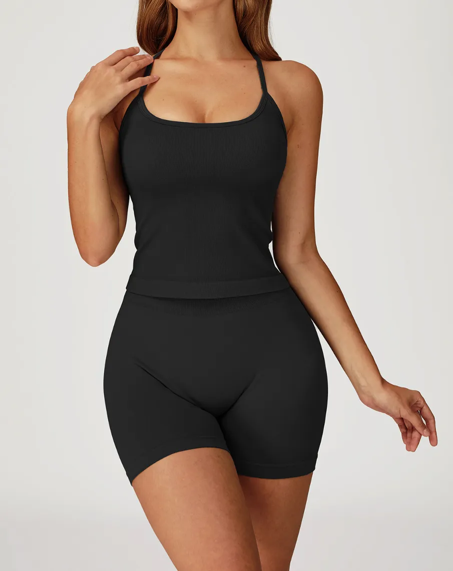 Seamless New Cross-strap Beautiful Back Yoga Vest