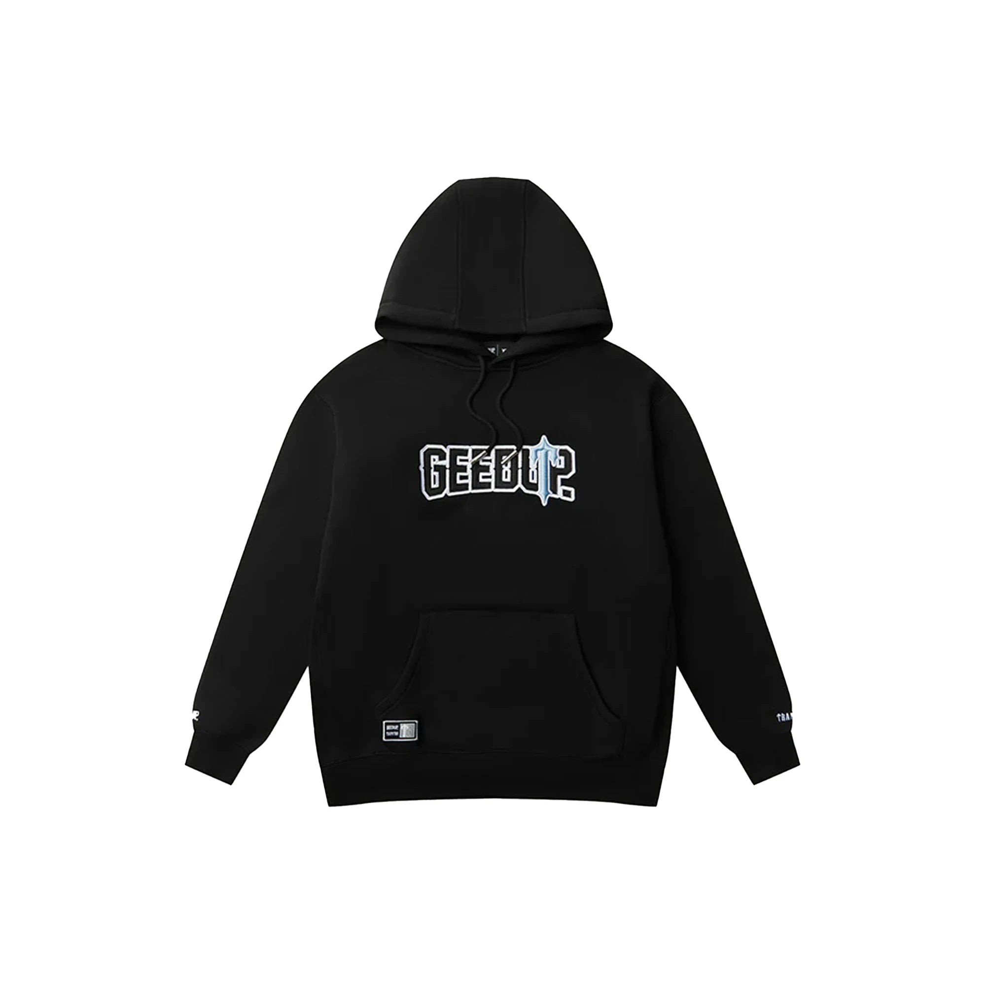 Geedup x Trapstar PFK x Irongate Hoodie 'Black / Cool Blue' (2025)