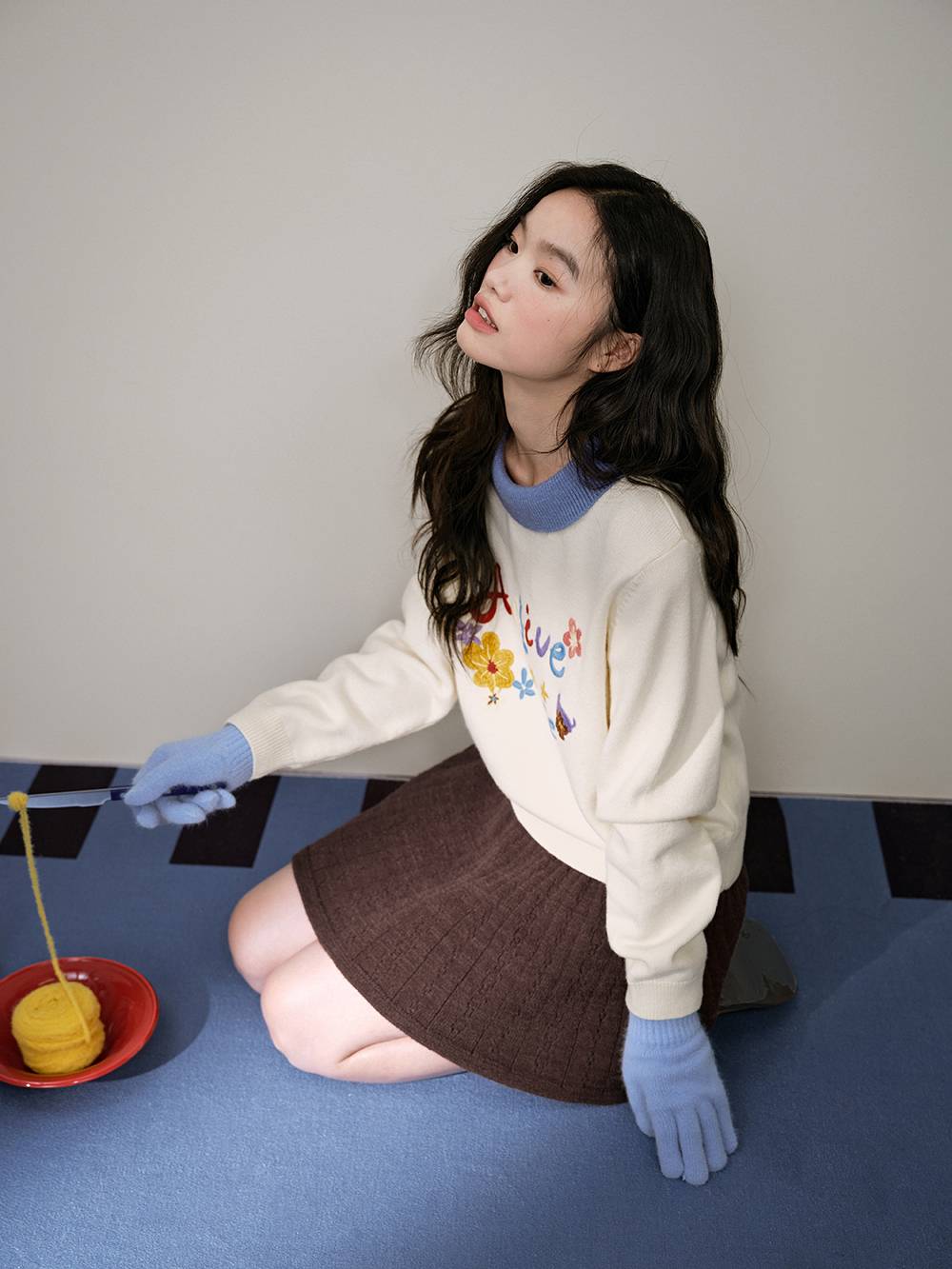 Embroidered Sweater