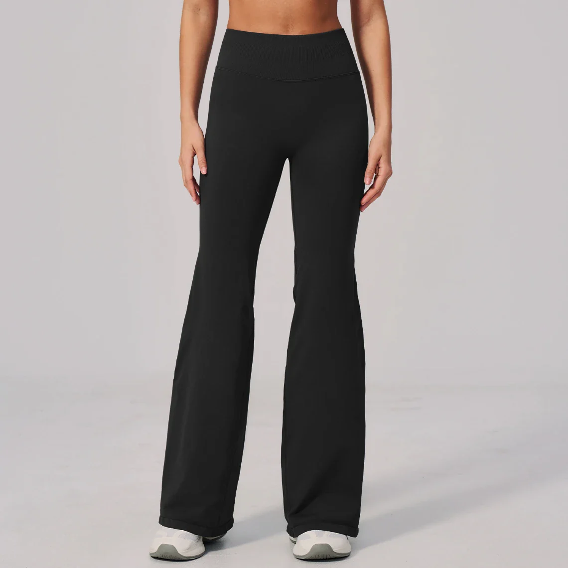 Seamless High Waist Tummy Control Hip Lifting Yoga Flared Pants
