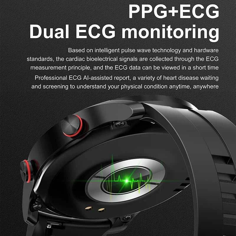 Prestige Pro ECG+PPG Smartwatch with Steel Bracelet
