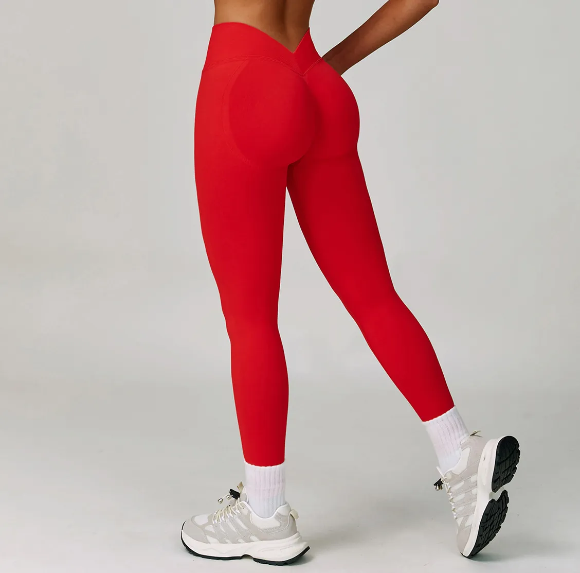 Seamless V-shaped Tight Slim Fitness Leggings