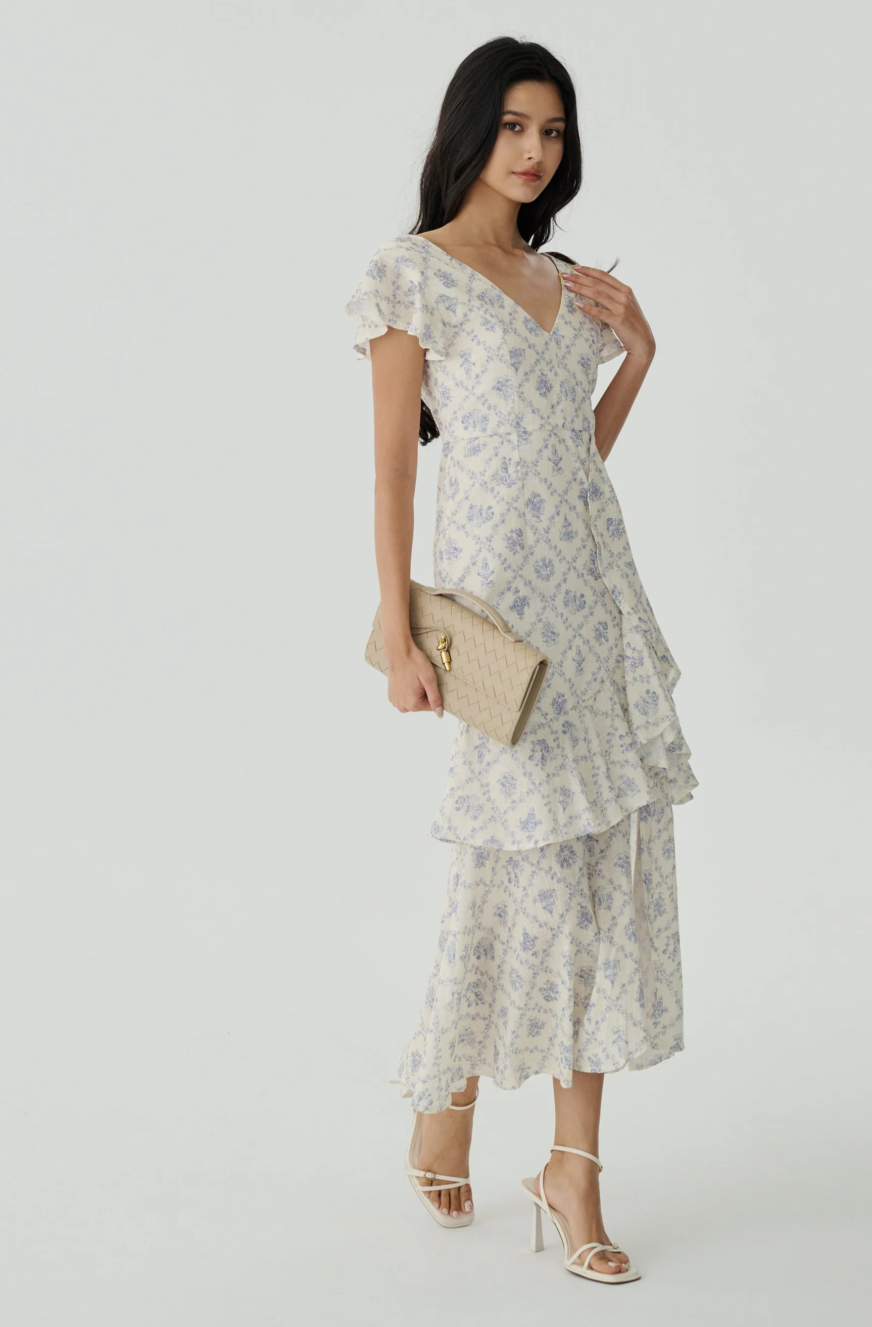 A love letter dress in floral