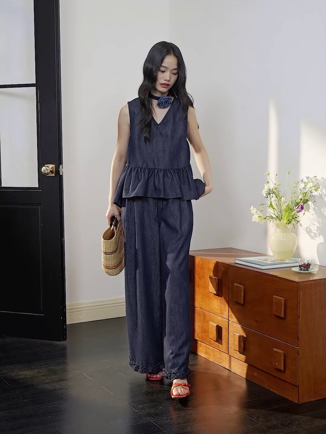 Elastic Waist Jeans