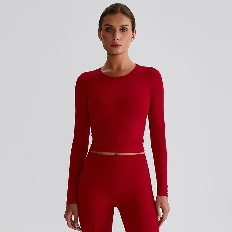 Recycled Slim Fit Yoga Long Sleeve Top