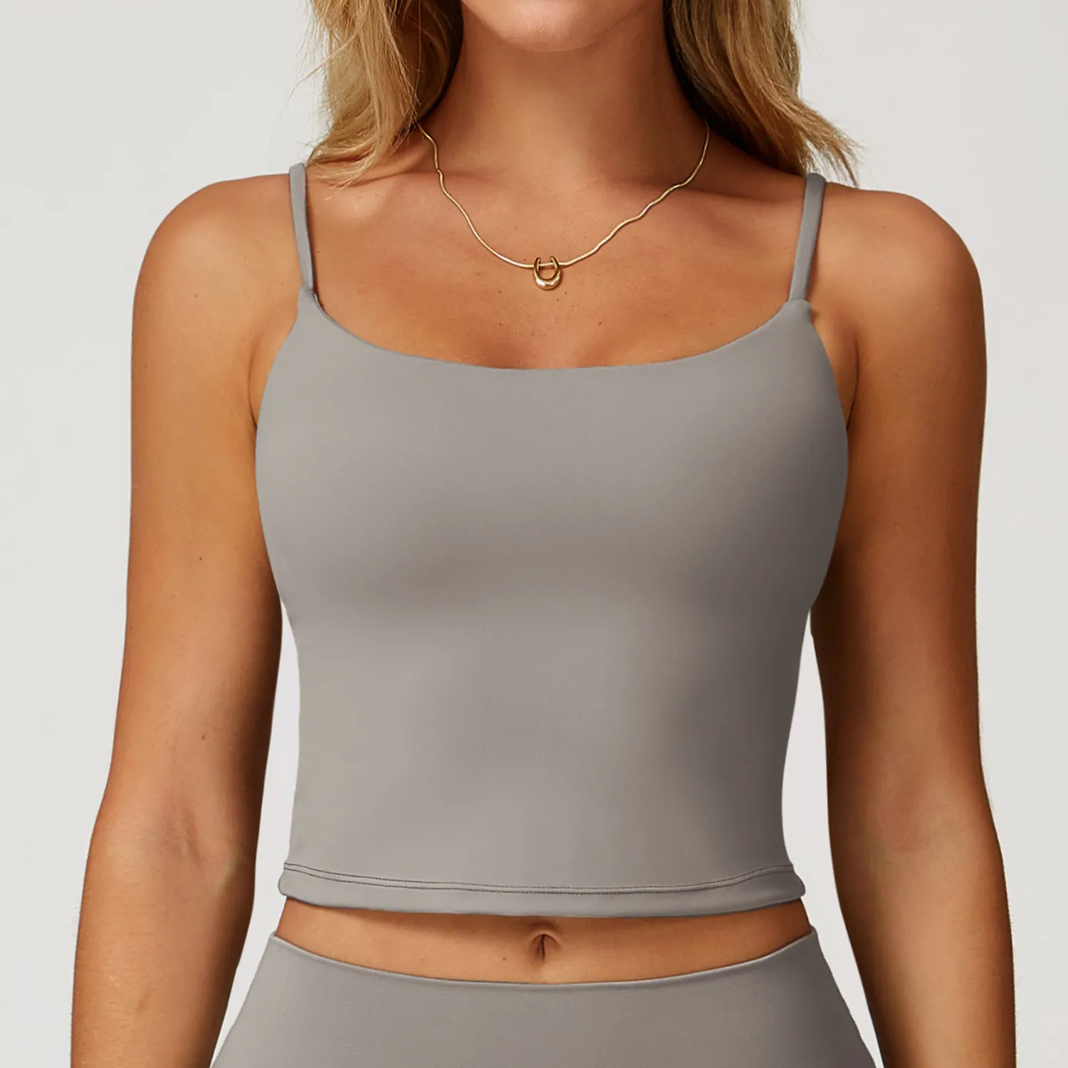 Fitness Tank Top with Spaghetti Straps