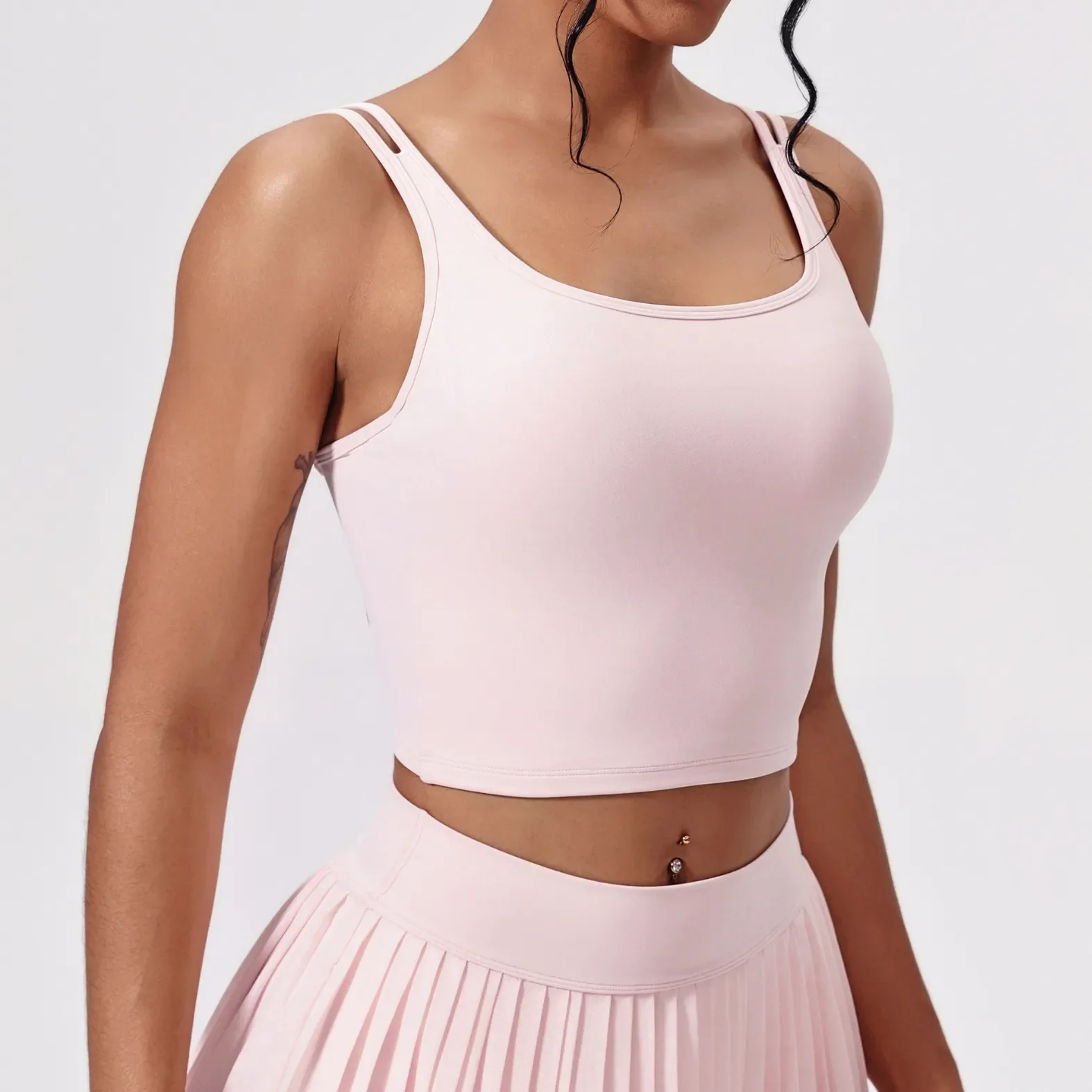 Beautiful Back Double Shoulder Straps Top