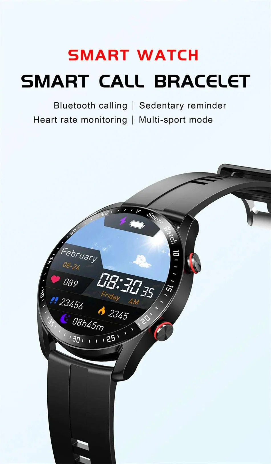 Prestige Pro ECG+PPG Smartwatch with Steel Bracelet
