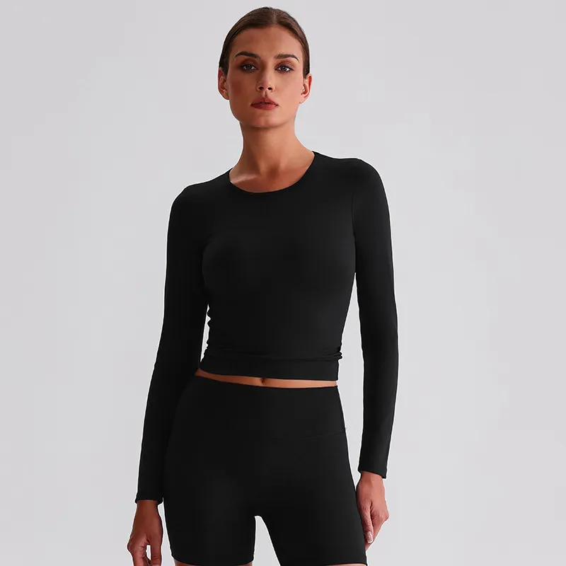Recycled Slim Fit Yoga Long Sleeve Top
