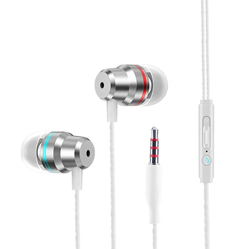 Wired Earphone Hi-fi Headphones Metal Headset
