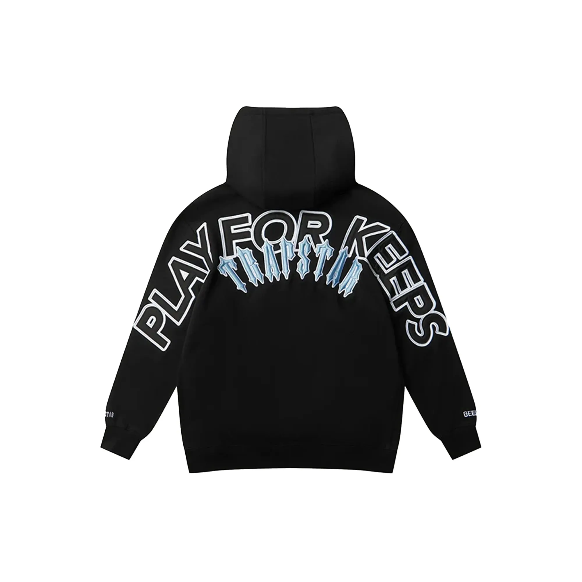 Geedup x Trapstar PFK x Irongate Hoodie 'Black / Cool Blue' (2025)
