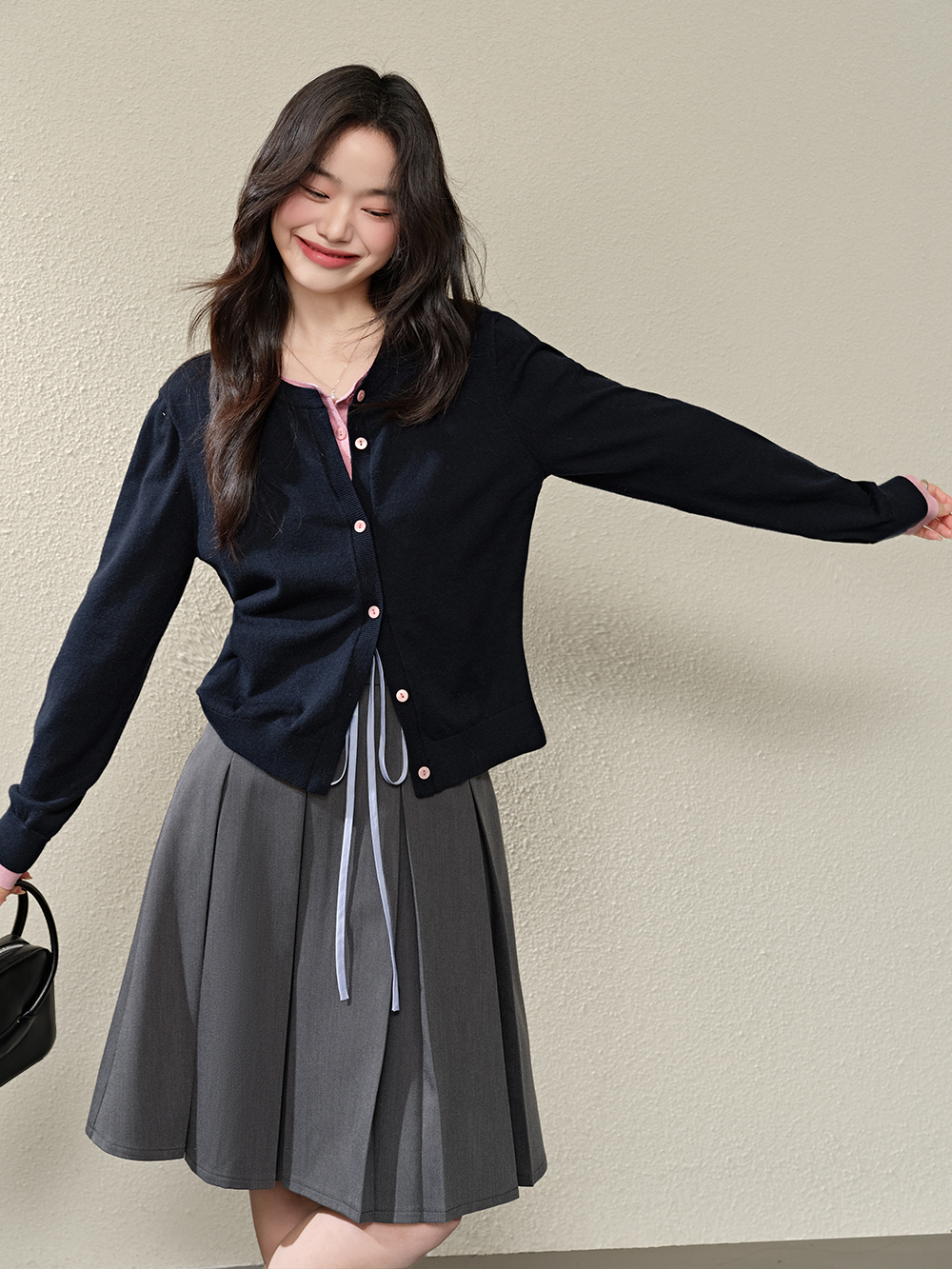 Fake Two-piece Cardigan