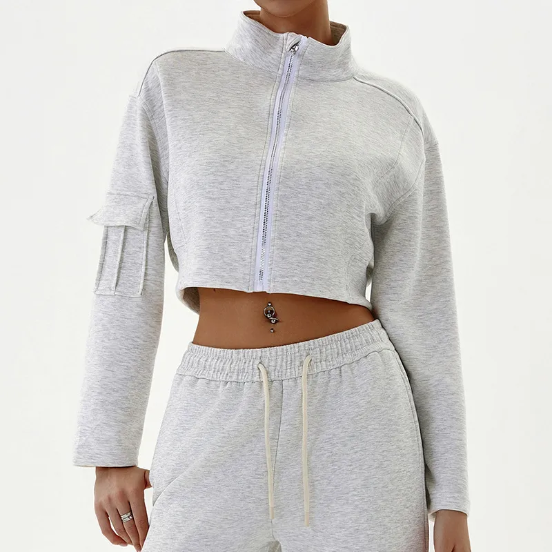 Casual Cropped Jacket