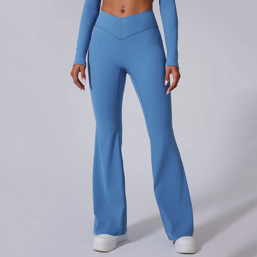 High Waist Flare Pants
