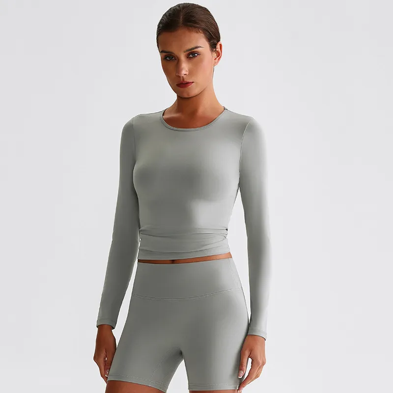 Recycled Slim Fit Yoga Long Sleeve Top